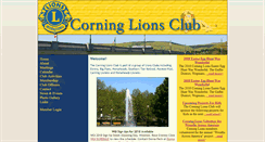 Desktop Screenshot of corninglionsclub.org